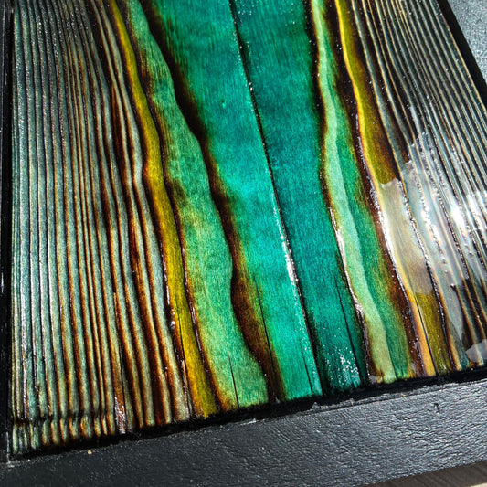 Liquid Relm - Framed Wood Wall Art