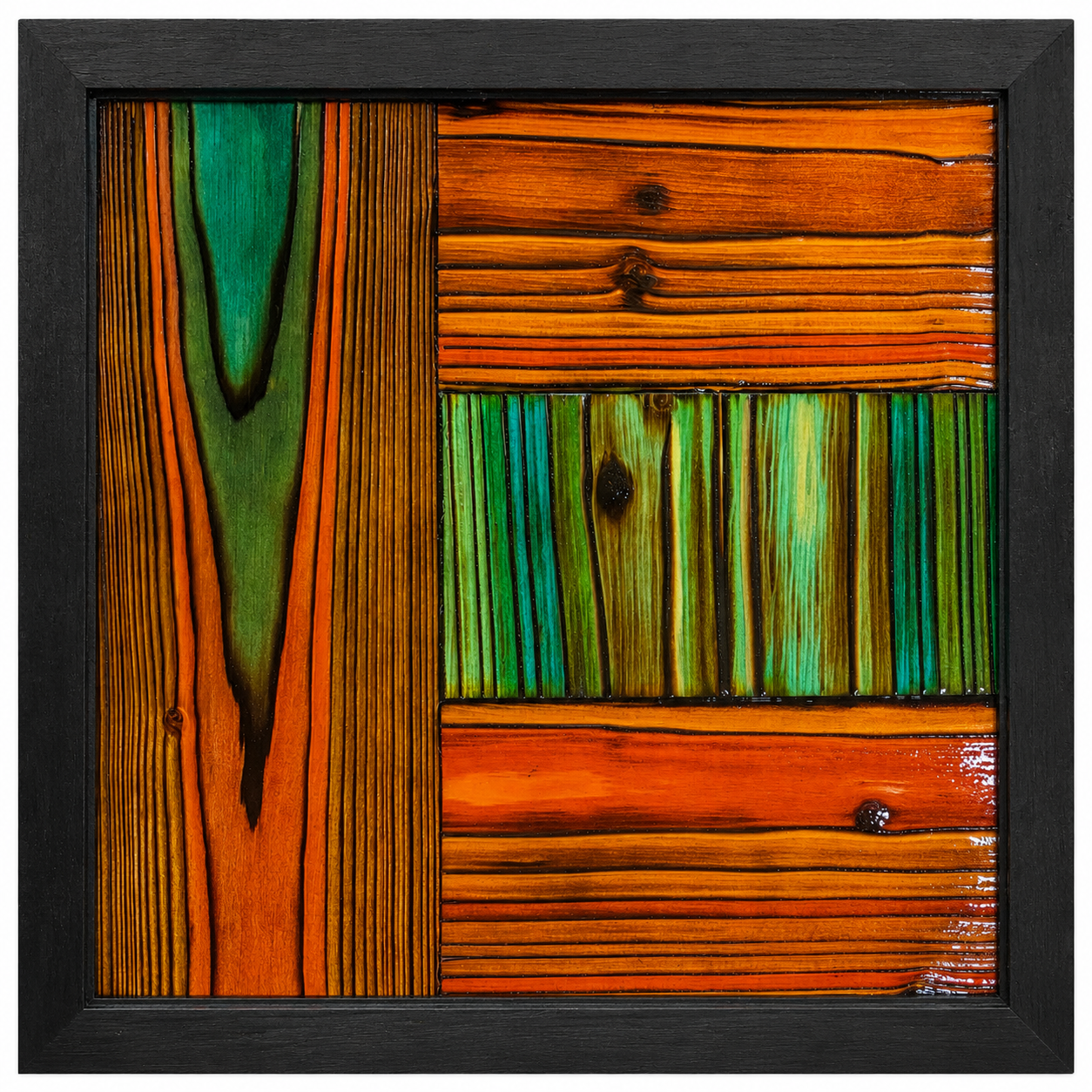 Framed Wood Wall Art 2604