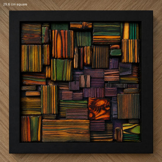 Geode - Framed Wood Wall Art