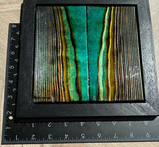 Liquid Relm - Framed Wood Wall Art