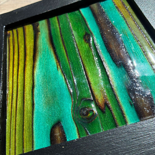 Jade Vine - Framed Wood Wall Art