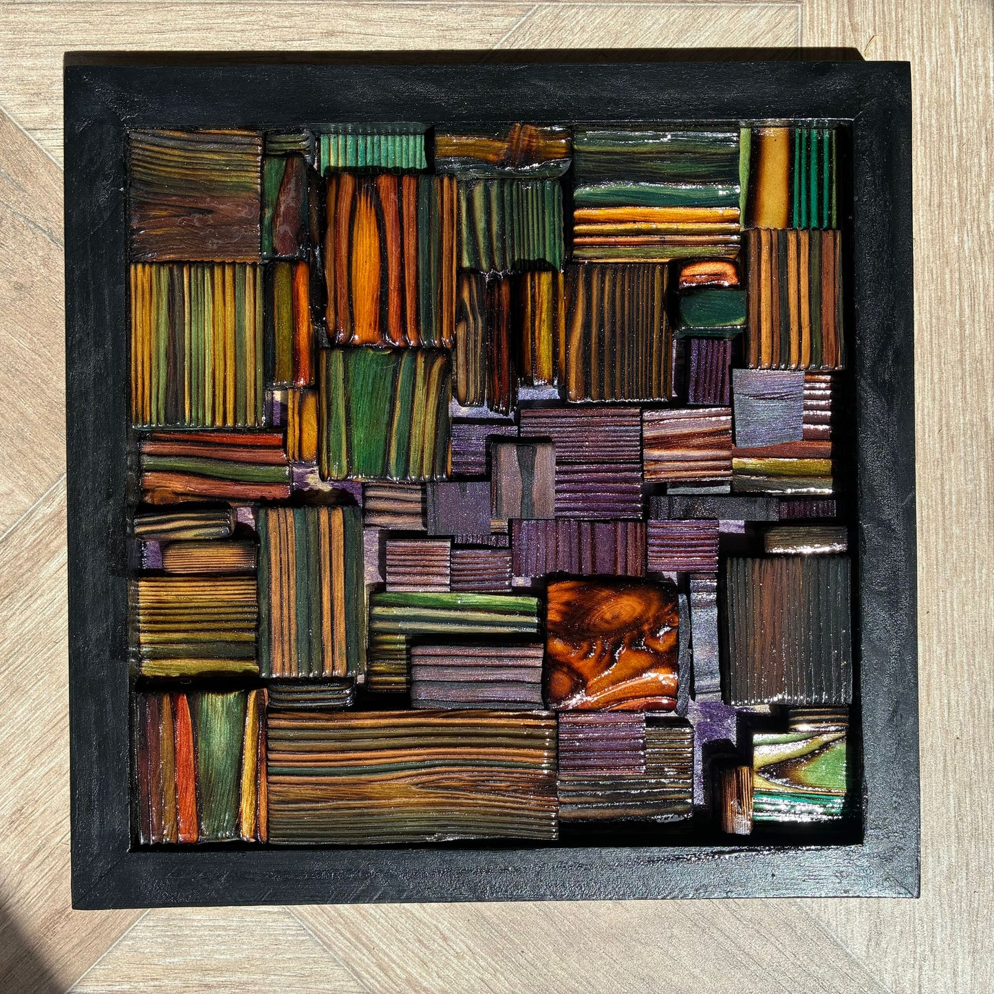 Geode - Framed Wood Wall Art